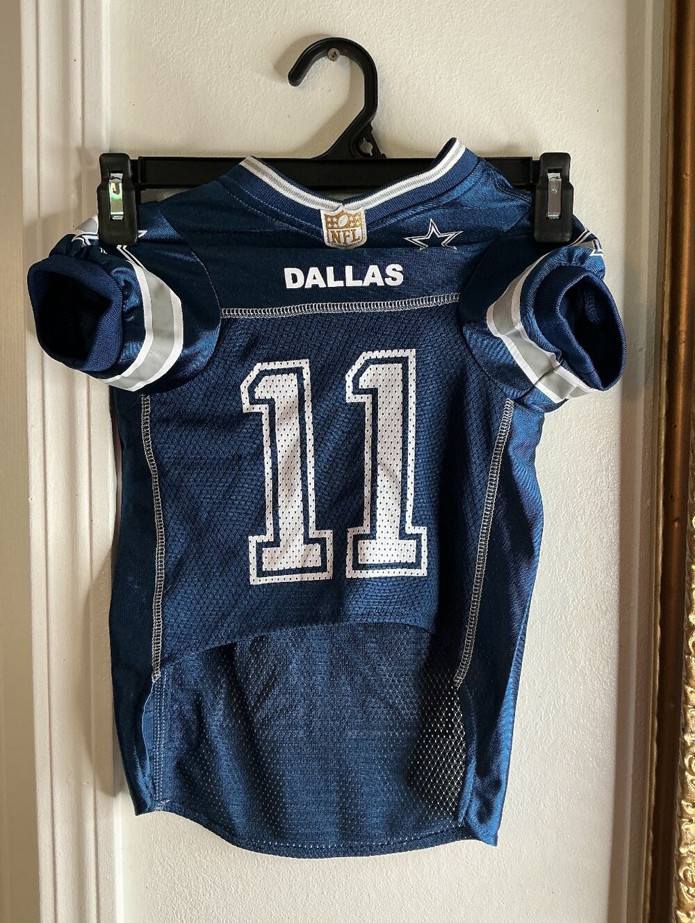 NFL Dallas Navy and White Pet Football Jersey #11